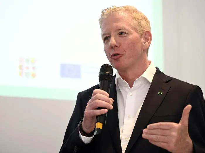 ABD0089_20250627 - WIEN - ÖSTERREICH: Der Chef der österreichischen Gesundheitskassa , ÖGK-Chef Peter McDonald, anl der PK 