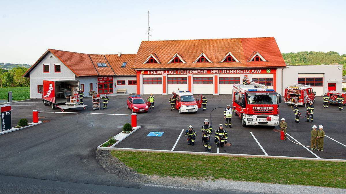 Das umgebaute Feuerwehrhaus in Heiligenkreuz am Waasen wird am 17. Juli gesegnet