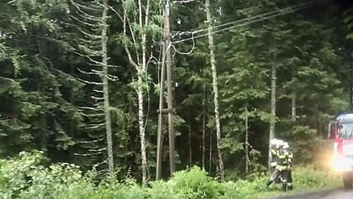 Die Männer der Freiwilligen Feuerwehr Bodensdorf-Tschöran sicherten den Gefahrenbereich