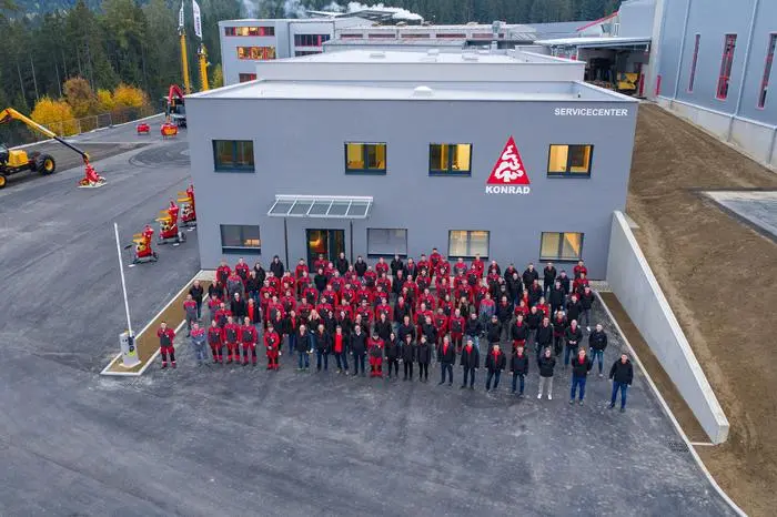 Der Zubau bei der Firma Konrad