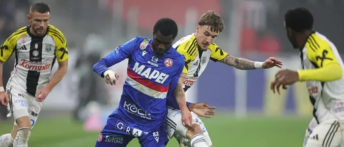 Beres Owusu und der GAK müssen heute gegen den LASK bestehen