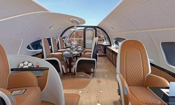 Antemo entwickelt spezielle Tische für VIP-Jets