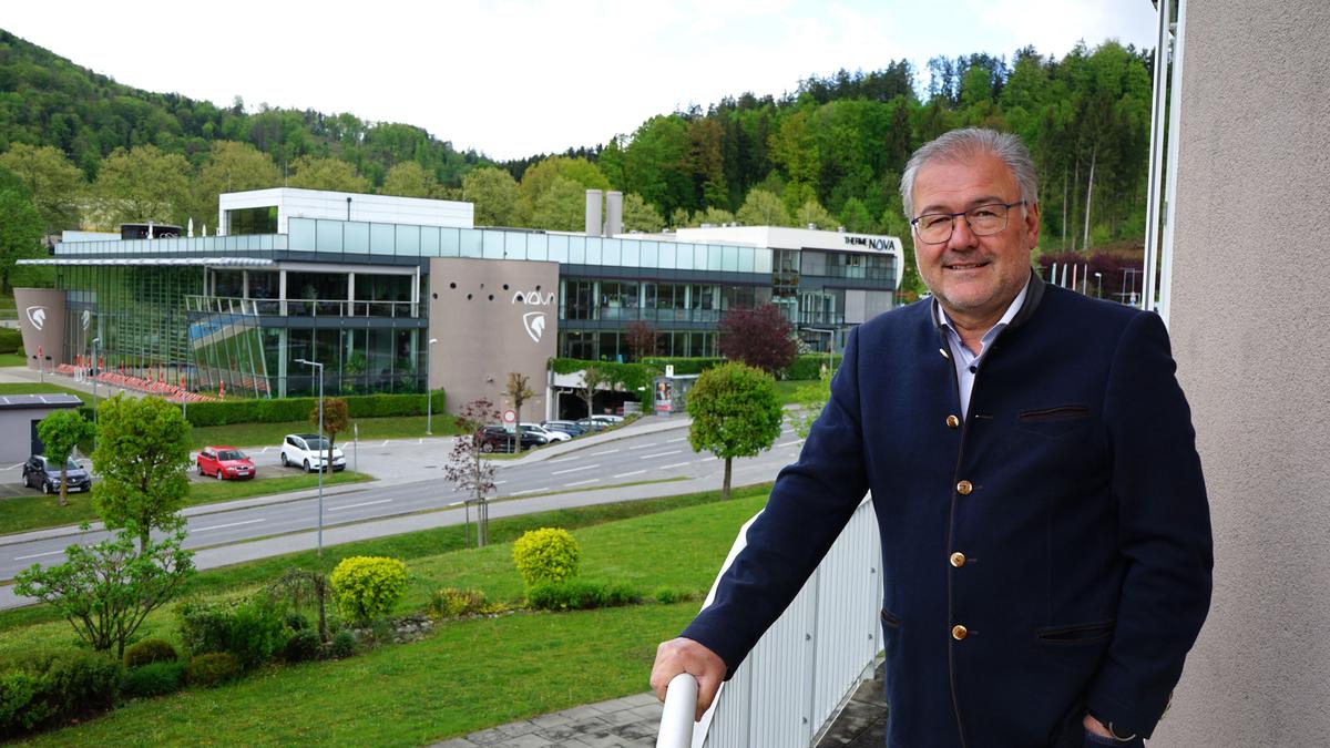 Günter Riedenbauer, Geschäftsführer der Therme Nova