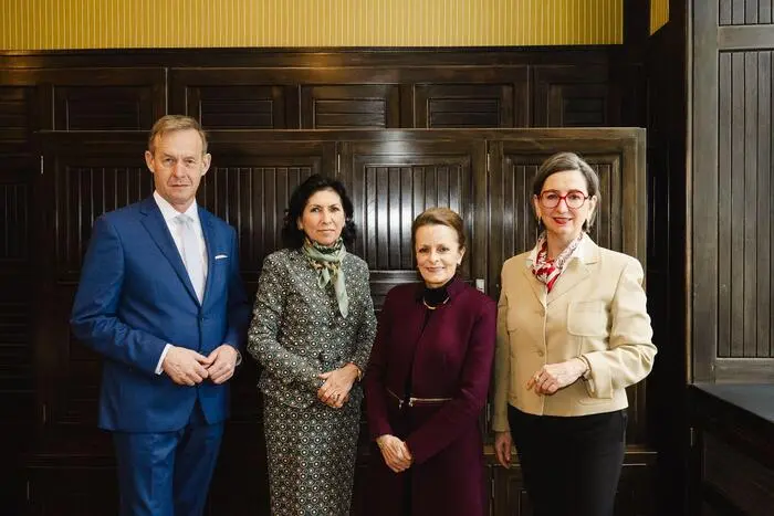 Gerald Beck (BIG), die Vorsitzende des wissenschaftlichen Beirats Danielle Spera, Christine Dornaus (BIG), Barbara Stelzl-Marx.