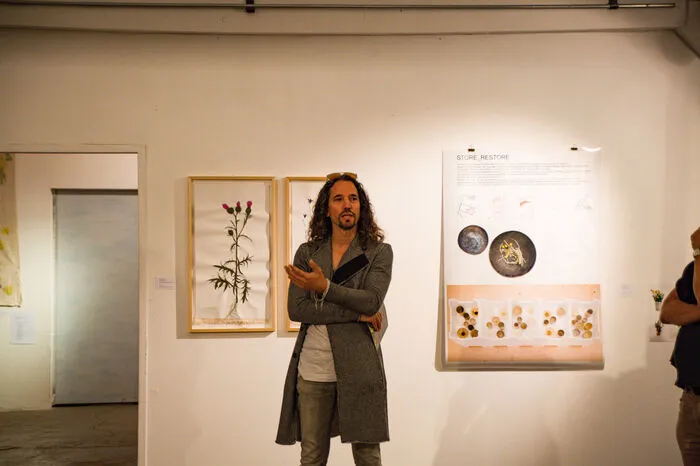 Den Grußworten des Pischelsdorfer Bürgermeisters Herbert Pillhofer, folgte eine kurze Einleitung von Roman Grabner, Leiter des Bruseums am Universalmuseum Joanneum, zum Ausstellungs-Thema.