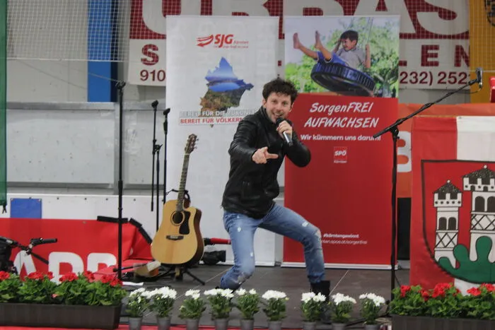 Sänger Manuel Spitzer sorgte für die musikalische Unterhaltung.