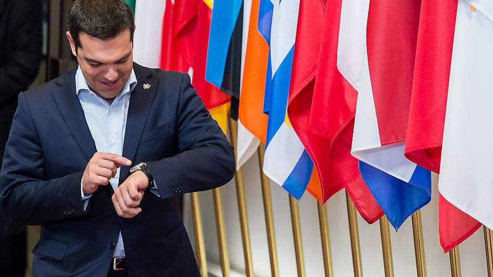 Die Uhr tickt: Alexis Tsipras 