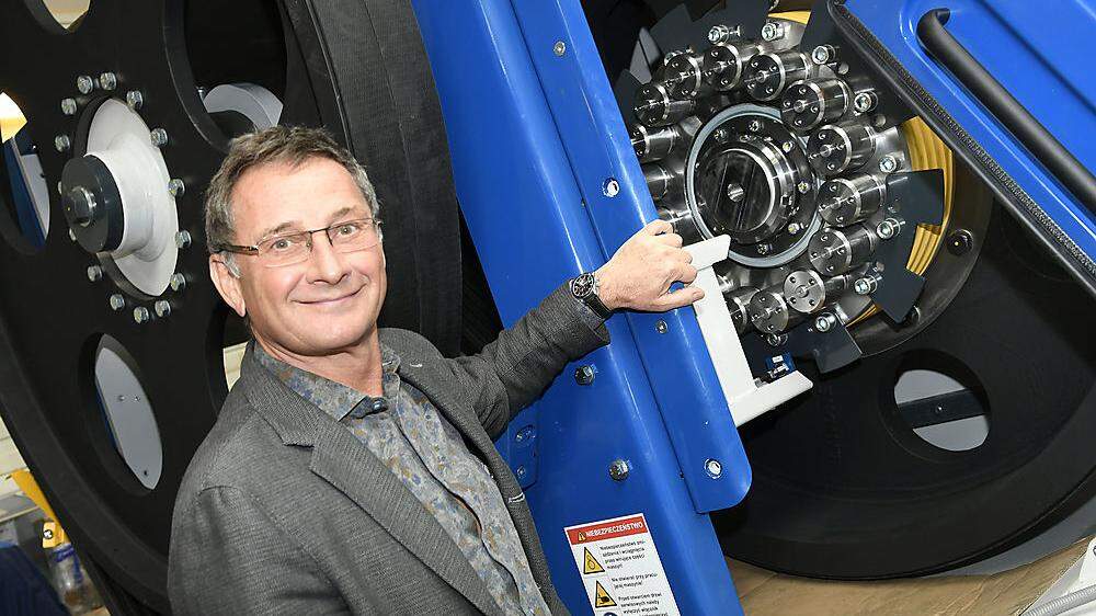 Maschinenbauer mit Innovationsgeist: Manuel Lindner ist Spezialist für Shredder-Anlagen 