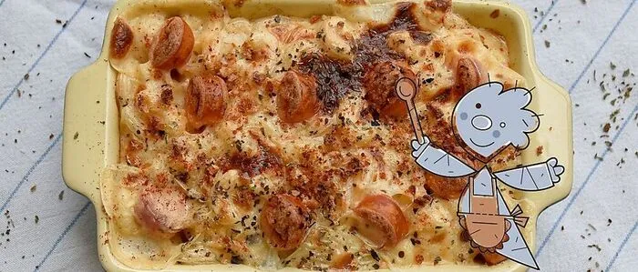 Überbackene Schinkennudeln (Symbolbild)