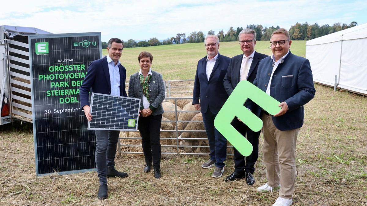 Bau-Start des größten Photovoltaik-Parks der Steiermark