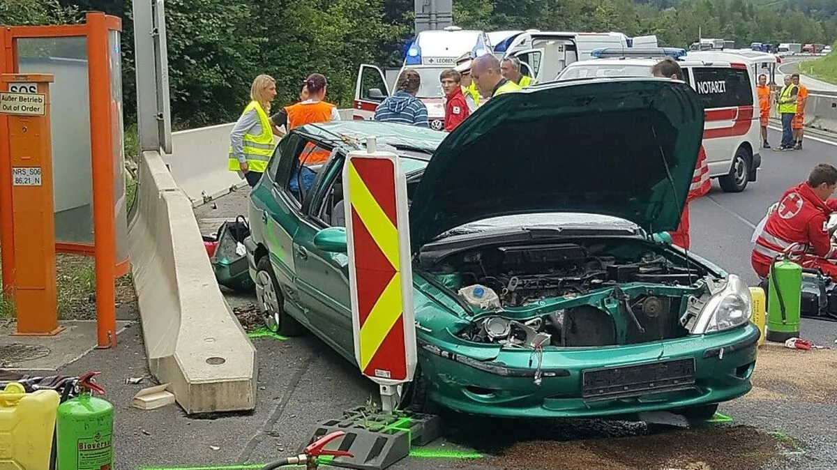 Das Auto überschlug sich mehrmals 