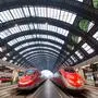 In Italien streiken die Bahnmitarbeiter, die schnellen Frecciarossa-Züge bleiben im Bahnhof.