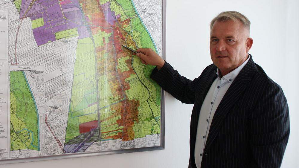 Manfred Komericky, SPÖ-Bürgermeister in der stark wachsenden Gemeinde Kalsdorf im Süden von Graz