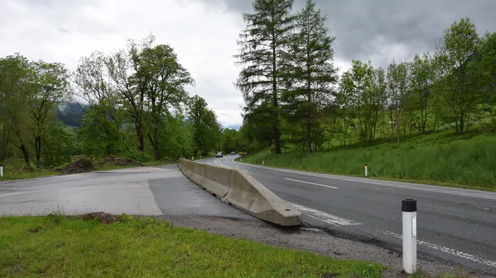 Nichts geht mehr bei der Trautenfelser Westeinfahrt ...