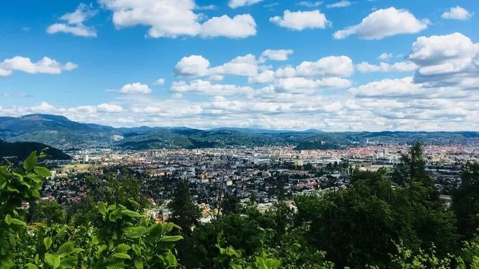 Da kommt Freude auf: bei diesem Panorama und bei den deutlich freundlicheren Wetteraussichten für Graz