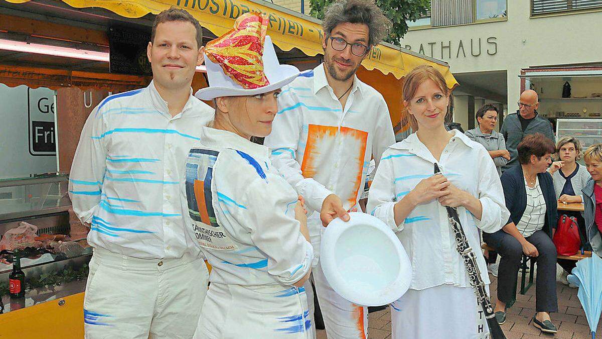 Markus Fellner, Birgit Radeschnig, Stefan Kollmann und Nicole Radeschnig (von links)	