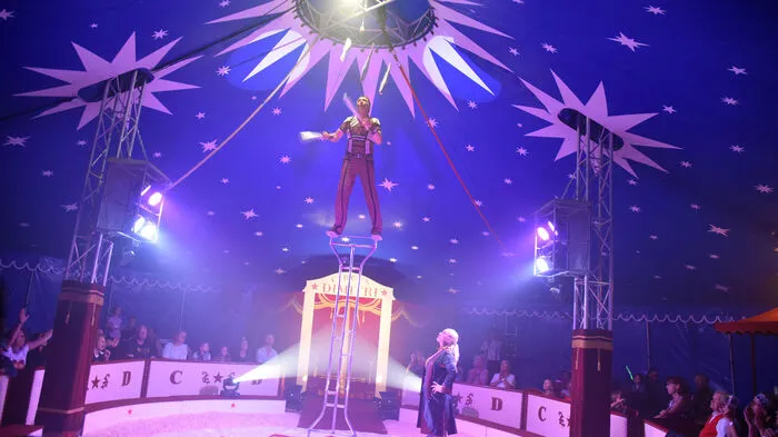 Am Sonntag hatte der Maria Saaler Circus Dimtri im Garten des Diözesanhauses in Klagenfurt Premiere. Er spielt dort bis Ende August täglich (außer Dienstag, da ist Ruhetag) um 18 Uhr und sonntags zusätzlich um 11 Uhr. Heuer glänzt der familiäre Zirkus mit dem absoluten Wau!-Effekt: Robi Berousek, Spross einer tschechischen Zirkusfamilie mit Jahrhunderte zählender Zirkus-Tradition, präsentiert Akrobatik auf der frei stehenden Leiter. Er wurde eingeladen, seine Darbietung heuer beim berühmtesten Zirkusfestival der Welt, dem internationalen Zirkusfestival in Monte-Carlo, dem mittlerweile 45., erstmals in Szene zu setzen. Nur die besten Zirkusnummern der Welt werden eingeladen, in der vollen Manege unter anderem vor der versammelten Fürstenfamilie von Monaco aufzutreten. Das Fernsehen ist immer dabei und der nationale italienische Fernsehsender RAI zum Beispiel strahlt an zwei Weihnachtsfeiertagen ein je fünfstündiges Fensehspektakel aus, das allein in Italien ein Millionenpublikum vor den Bildschirm lockt. Ein Grund mehr, sich heuer das sensationelle Programm des Circus Dimitri anzusehen. Zirkusdirektor Dimitri Würschl und sein Bruder Leon unterhalten wieder erstklassig, die Ungarin Andrea Vegh lässt sicht am Seil spektakulär herunterfallen. Sara Biasin hat ihre Hunde bei der Dressur fest im Griff. Und der Schweizer Stefano Volgi balanciert am Einrad in luftiger Höhe. Karten gibt es ausnahmslos an der Zirkuskassa. Bei der Klagenfurter Premiere mit dabei waren neben vielen anderen: Raimund Schmid mit Lucienne Lippitz und Sohn Fabian mit seinem Freund Michael Owfart.