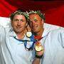 Roman Hagara  und Hans Peter Steinacher - in Athen 2004 holten sie das zweite Mal Olympiagold 