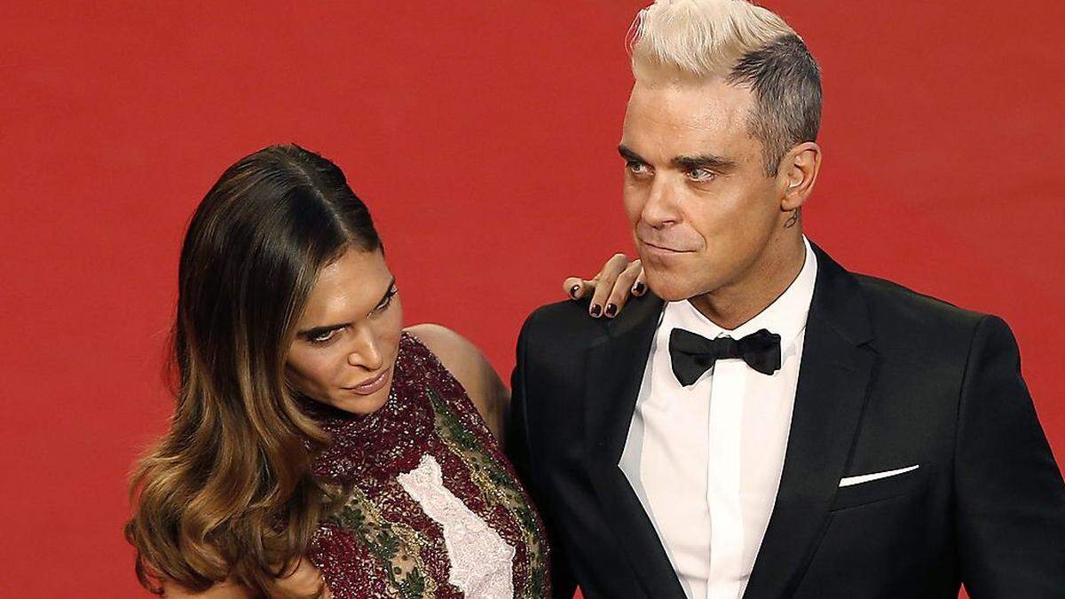 Robbie Williams und seine Frau Ayda Field 