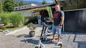 Roland Kozma vermietet Scooter vor allem an seine Apartmentgäste 