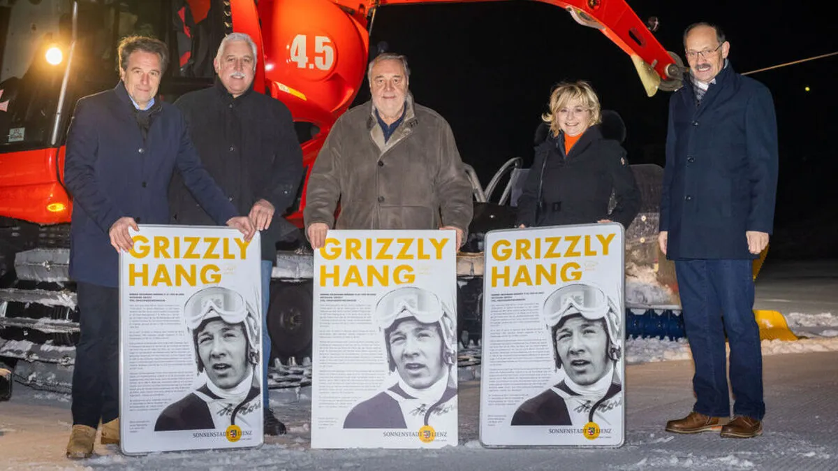 v.l.: TVB-Obmann Franz Theurl, Vbgm. Kurt Steiner, Werner Grissmann, Bgm. Elisabeth Blanik, Vbgm. Siegfried Schatz,