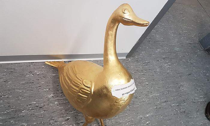 Die goldene Gans samt Botschaft