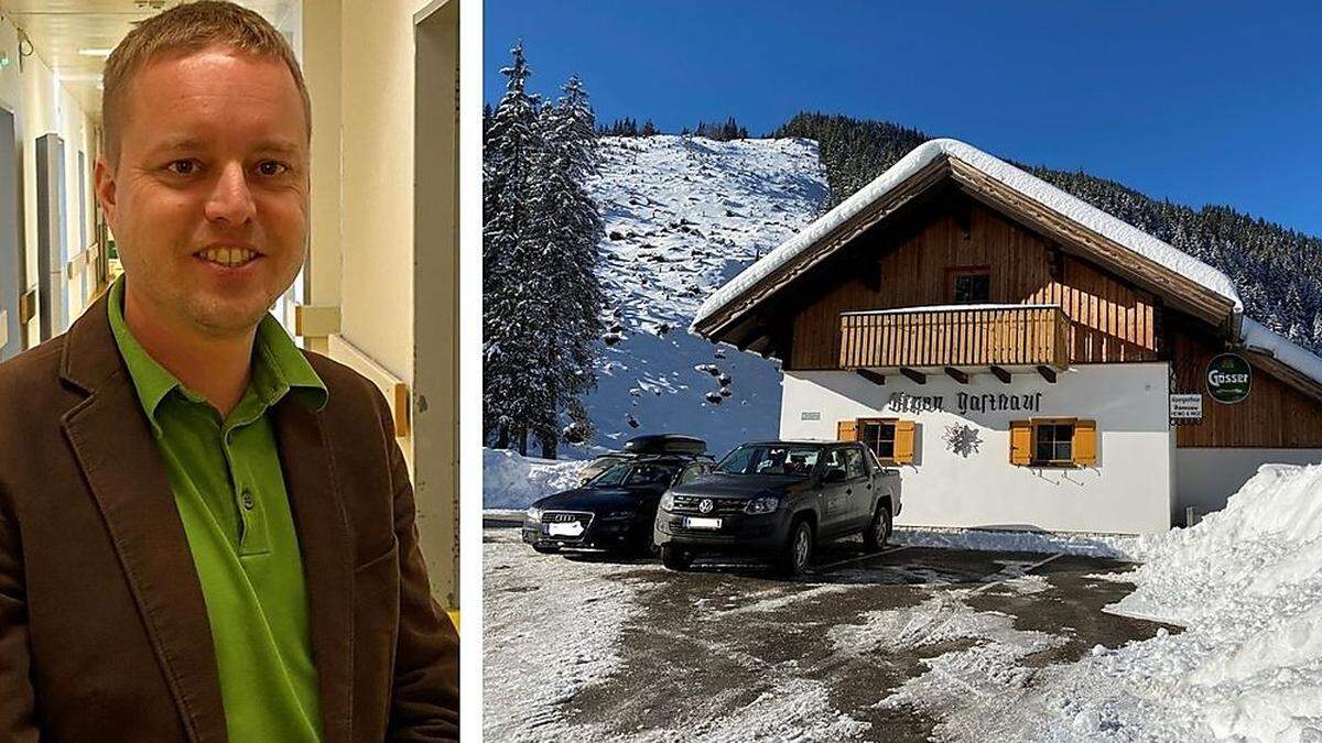 Seit Donnerstag ist das Alpengasthaus Gemeindealm in der Eisenerzer Ramsau wieder geöffnet, links im Bild: Markus Schlager 