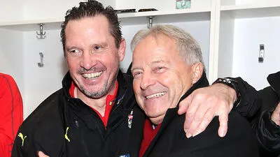 Feierten die Qualifikation: Werner Gregoritsch und Leo Windtner