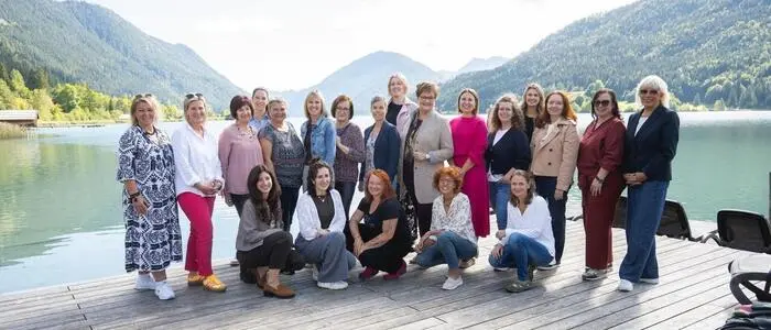 Das Vernetzungsfrühstück von Frau in der Wirtschaft Spittal fand am Weißensee statt