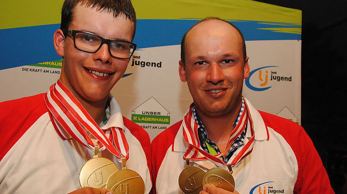 Pflüger-Bundessieger Hannes Heigl (links) und Bernhard Esterbauer fahren zur Welmeisterschaft 2017 in Kenia