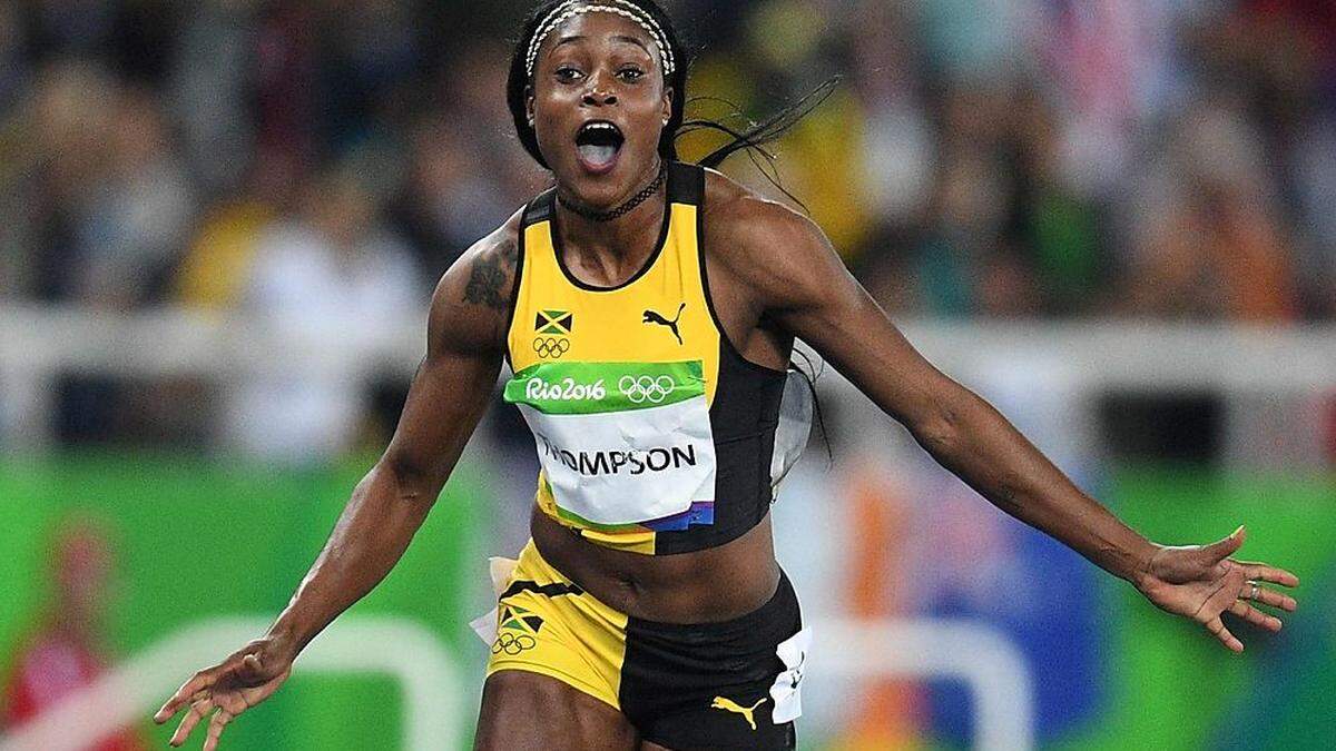 Elaine Thompson kann ihr Glück nicht fassen