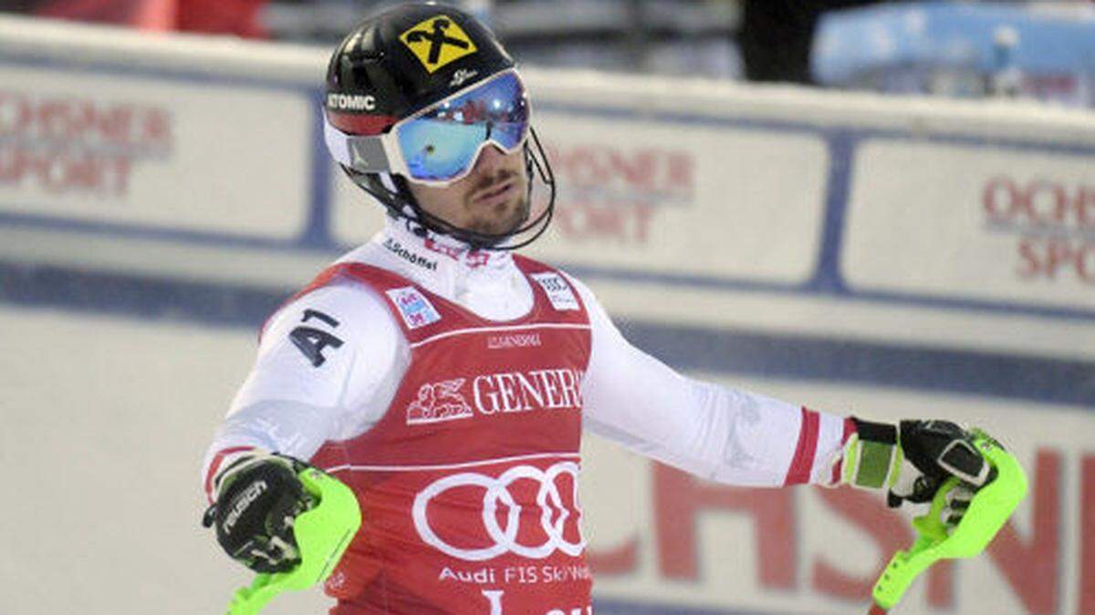 Marcel Hirscher fiel auf den 17. Rang zurück