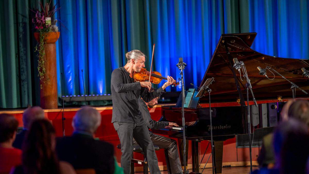 Johannes Fleischmann an der Violine