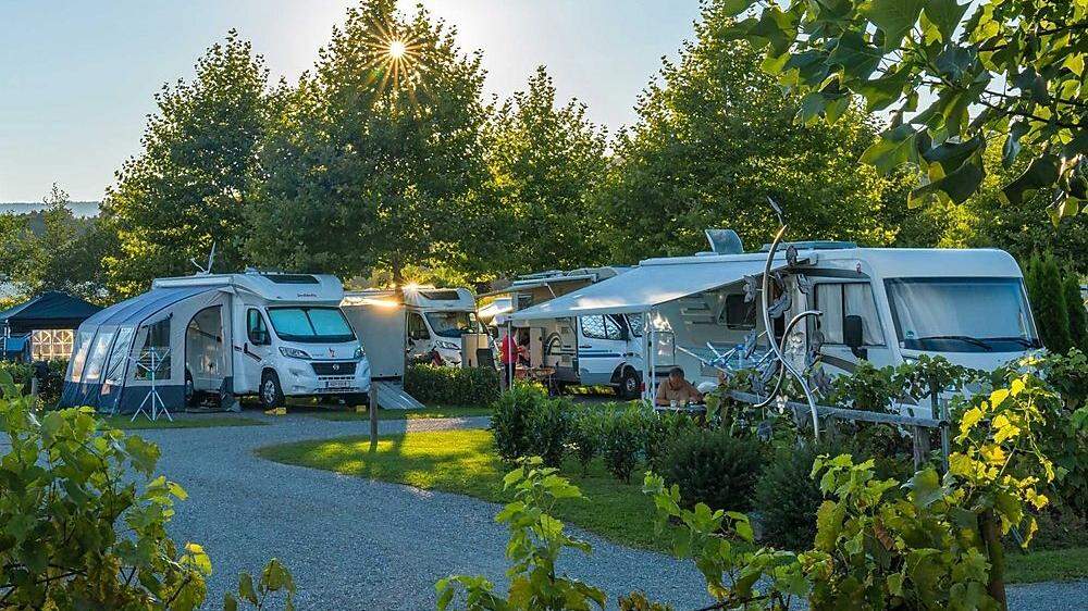 Den &quot;Schwung&quot; aus dem Sommer 2020 konnte man mitnehmen - wie hier am Campingplatz in Eibiswald