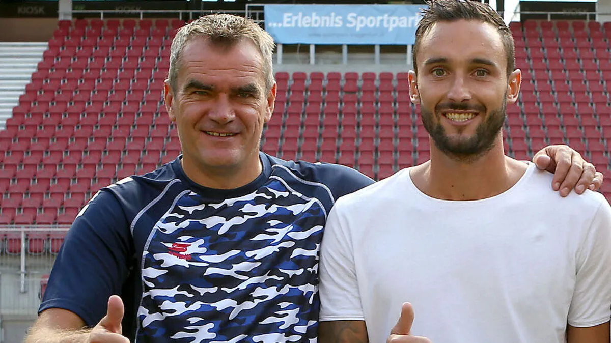 Robert Micheu mit Markus Pink