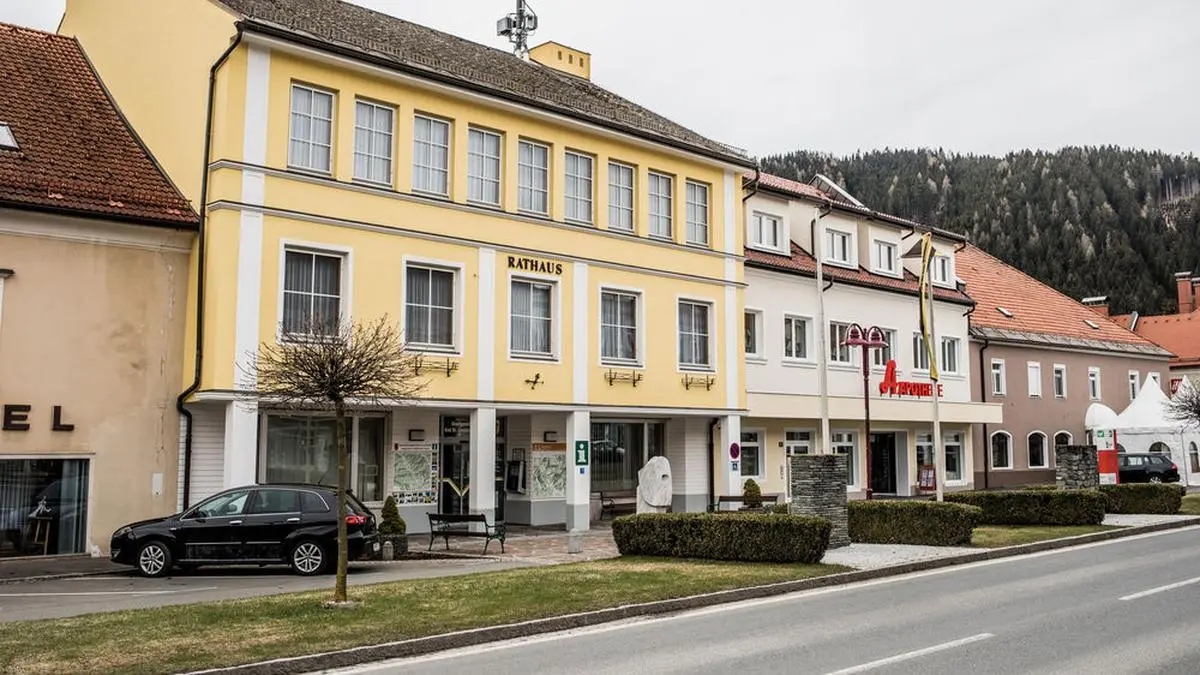 Das Ortszentrum von Bad St. Leonhard wirkte Dienstag wie ausgestorben