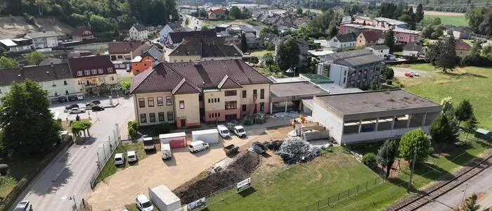 Die Bauarbeiten sind voll im Gang
