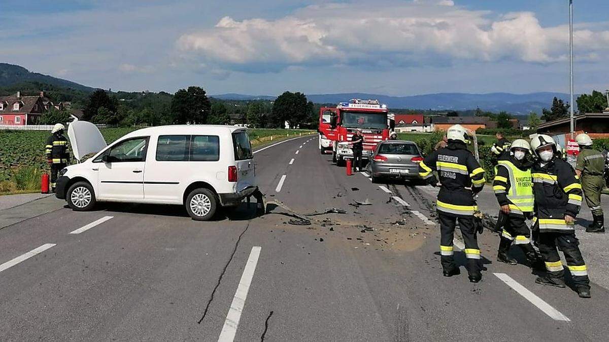 Auffahrunfall auf der B69