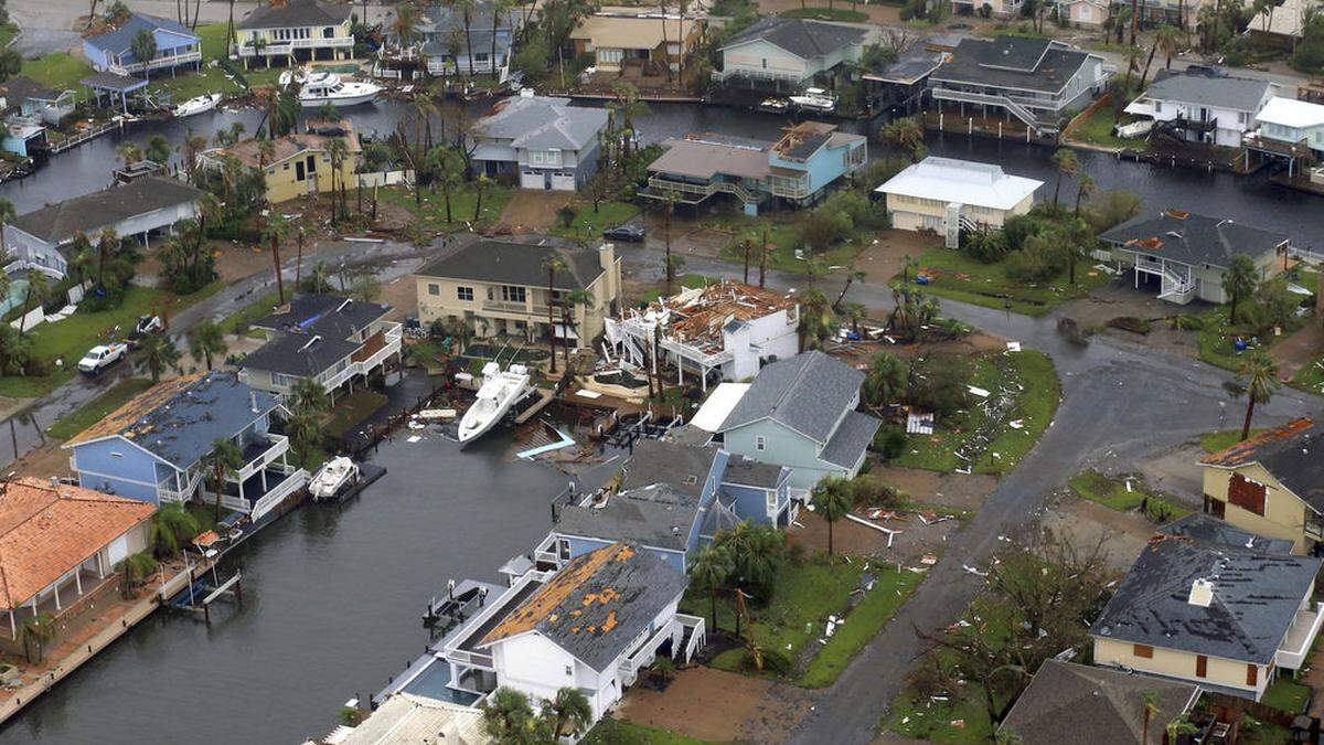 Große Zerstörung brachte Hurrikan Harvey