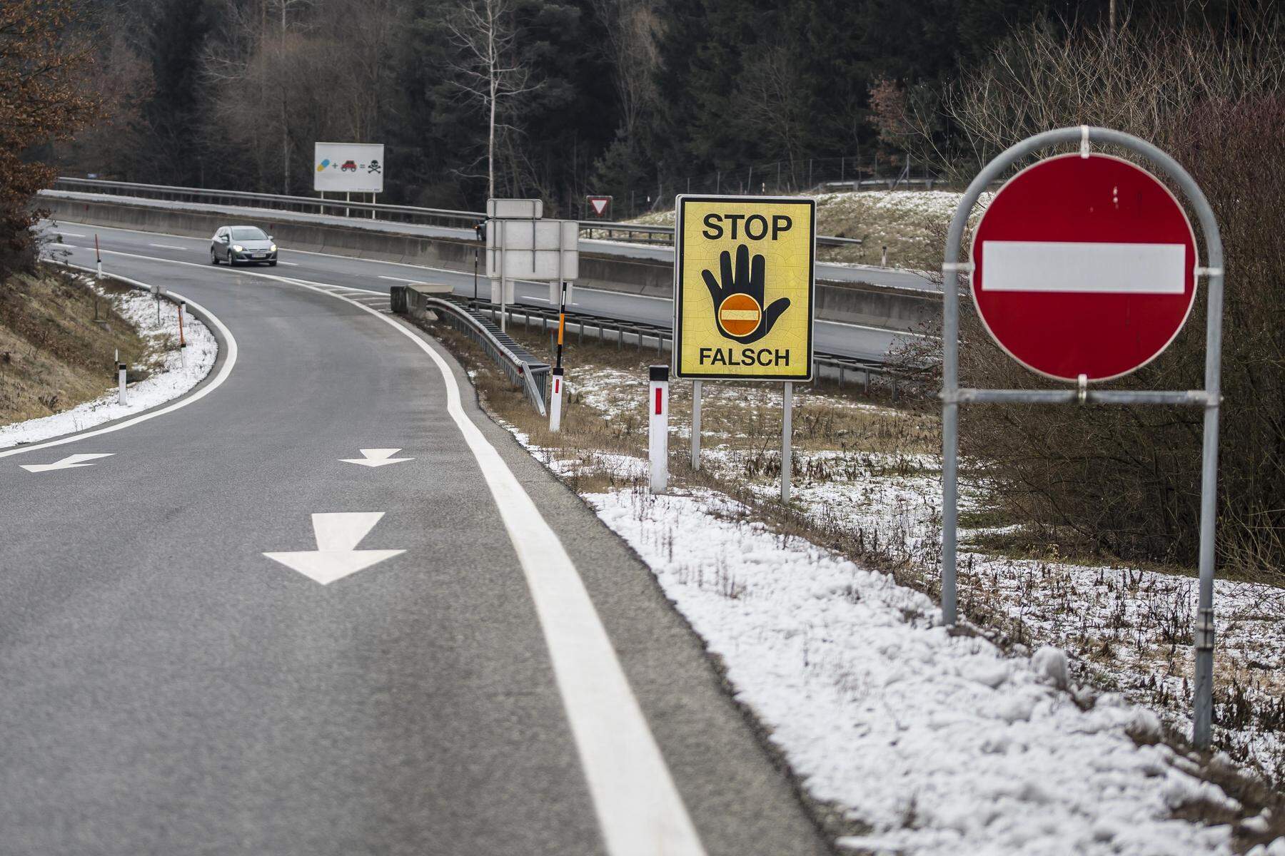 A9 als Hotspot | Deutlich mehr Geisterfahrer in der Steiermark unterwegs