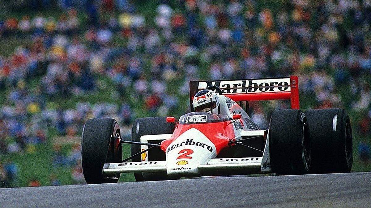 Der McLaren mit dem TAG-Porsche-Turbo der 80er-Jahre