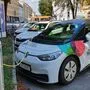 Seit Kurzem gehört auch der VW id.3 zum Tim-Fuhrpark