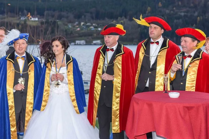 Auch die Baldramsdorfer mit Kanzler Günter Brunner schauten vorbei.