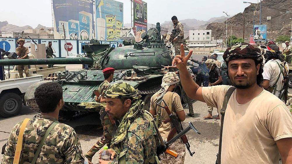 Rebellen erobert Aden