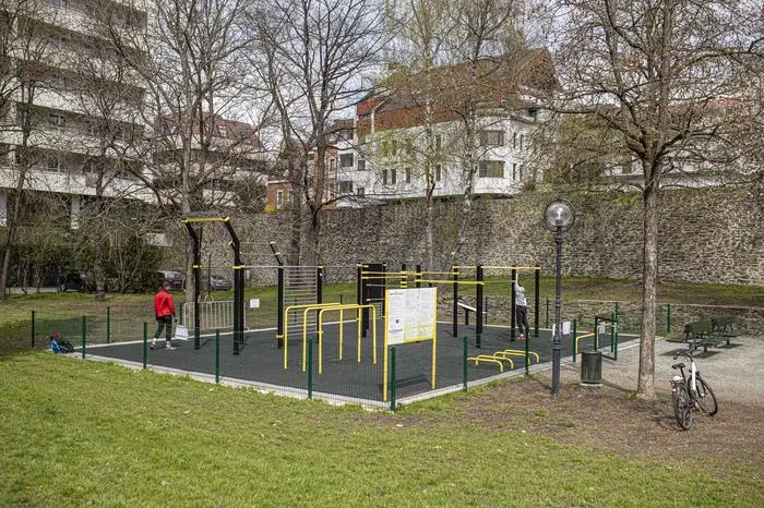 Calisthenics-Park Stadtgraben - Fitnessanlage Klagenfurt April 2021