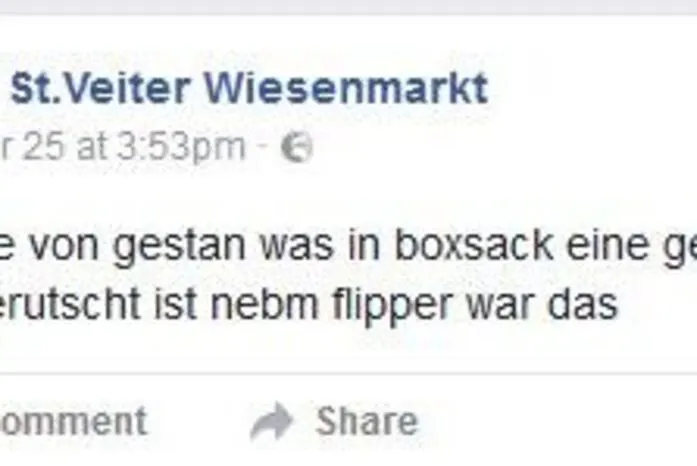 Scheinbar ein eleganter Ausrutscher...