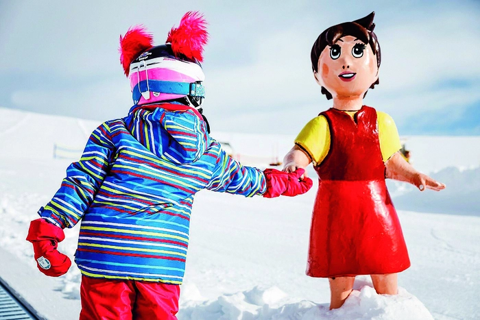 Auf der Heidi-Schneealm ist Schnee garantiert 