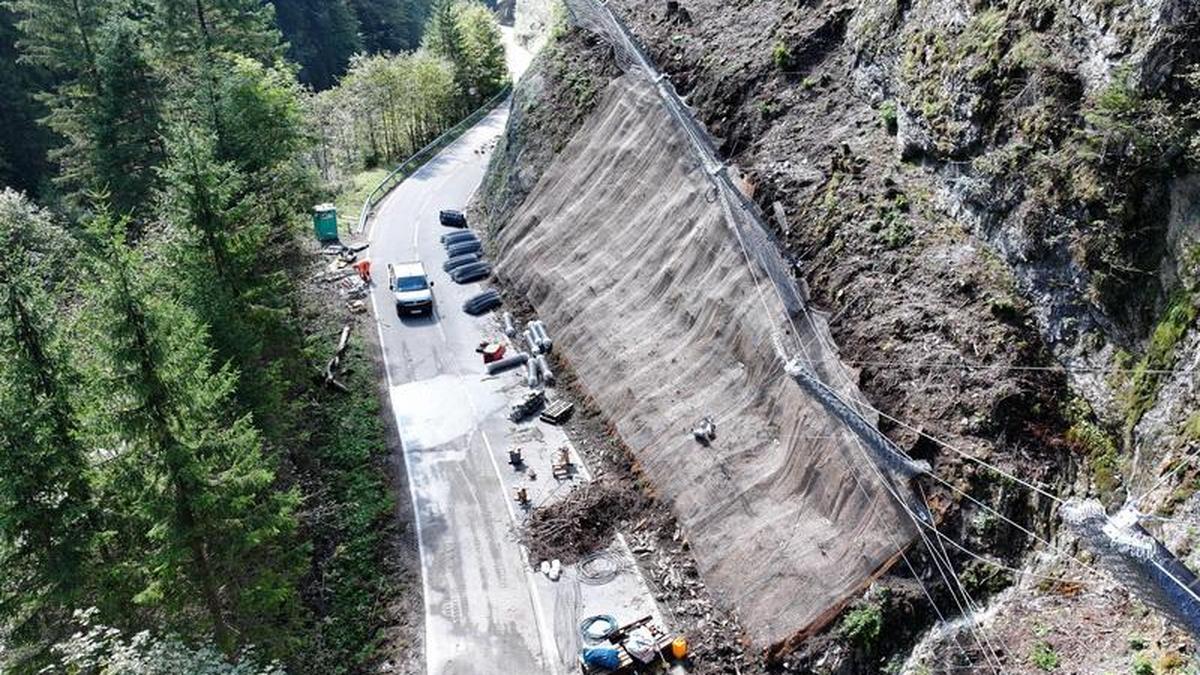 Die B23 wird nach monatelangen Arbeiten am Montag stundenweise einseitig geöffnet