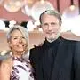 Schauspieler Mads Mikkelsen und seine Frau, die Choreografin Hanne Jacobsen bei den Filmfestspielen in Venedig.