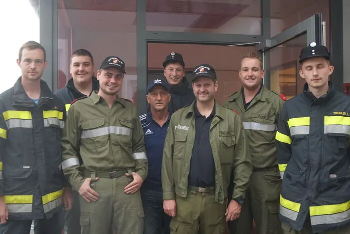 Die Kameraden der FF Theißenegg halfen bei der Organisation mit.